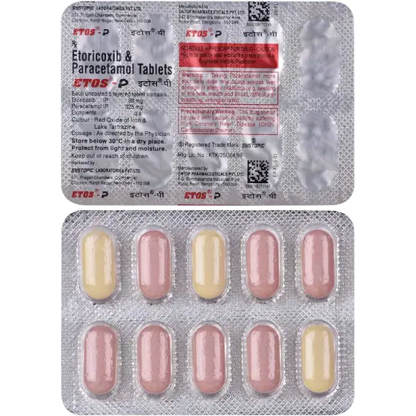 Etos P 60mg/325mg Tablet